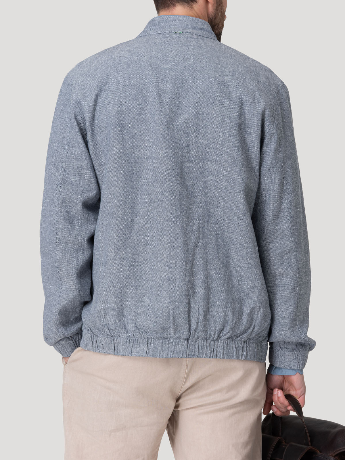 Chaqueta Lino Hombre Lido Gris Rockford