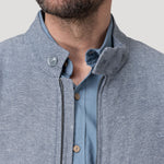 Chaqueta Lino Hombre Lido Gris Rockford