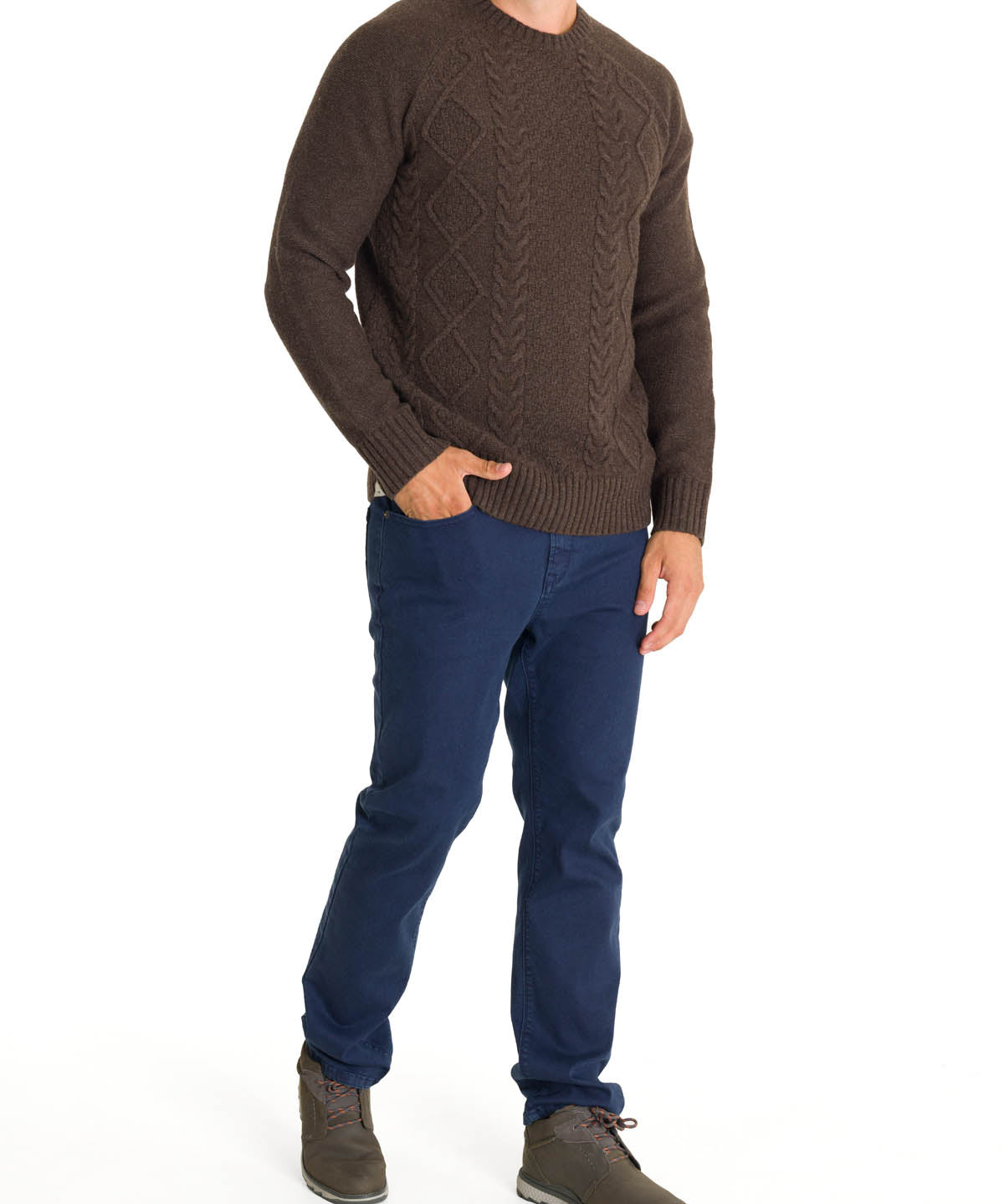 Sweater Lana Hombre Petter Café Rockford