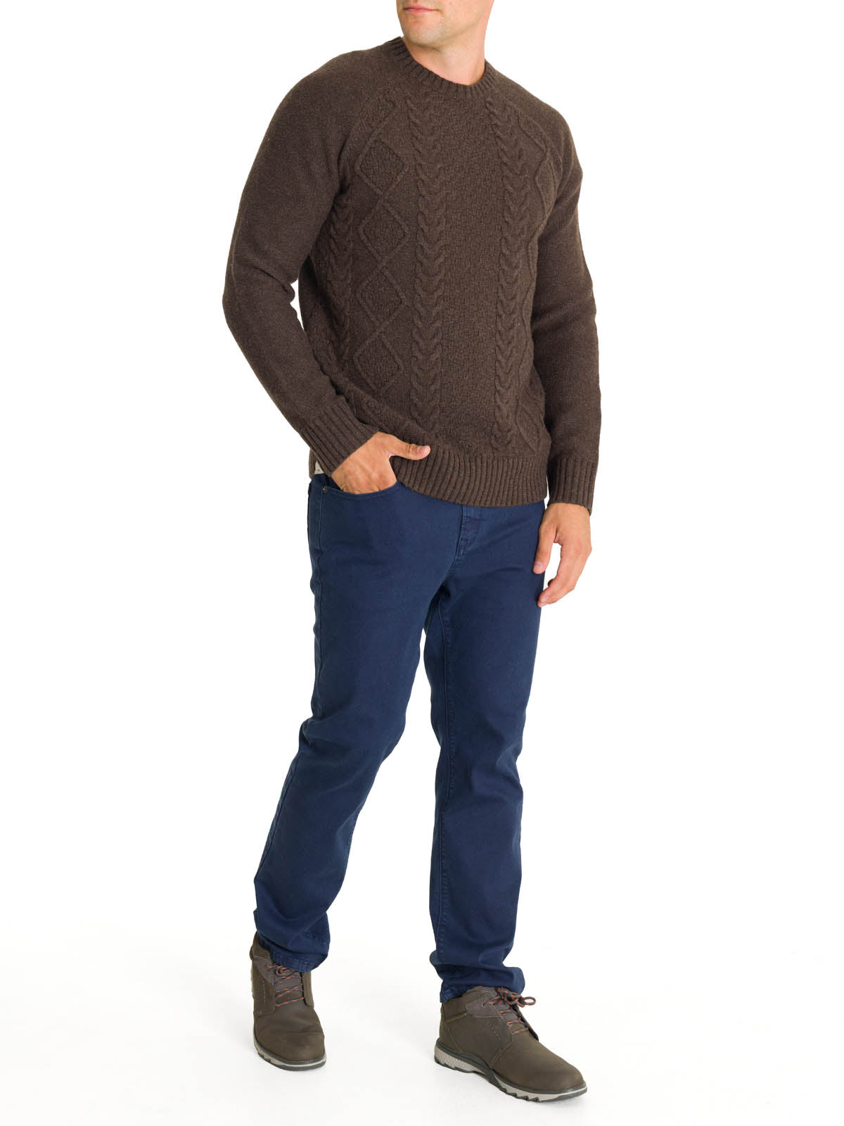 Sweater Lana Hombre Petter Café Rockford