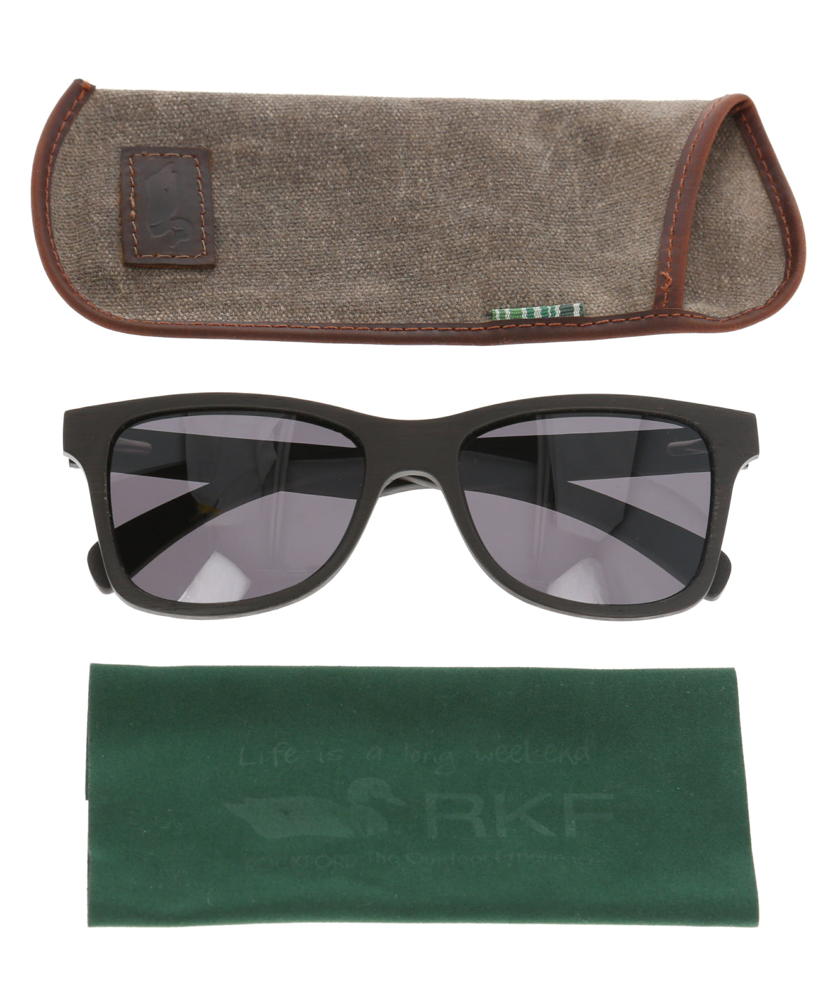 Anteojo De Sol Madera Hombre Rkf Portofino Café Rockford
