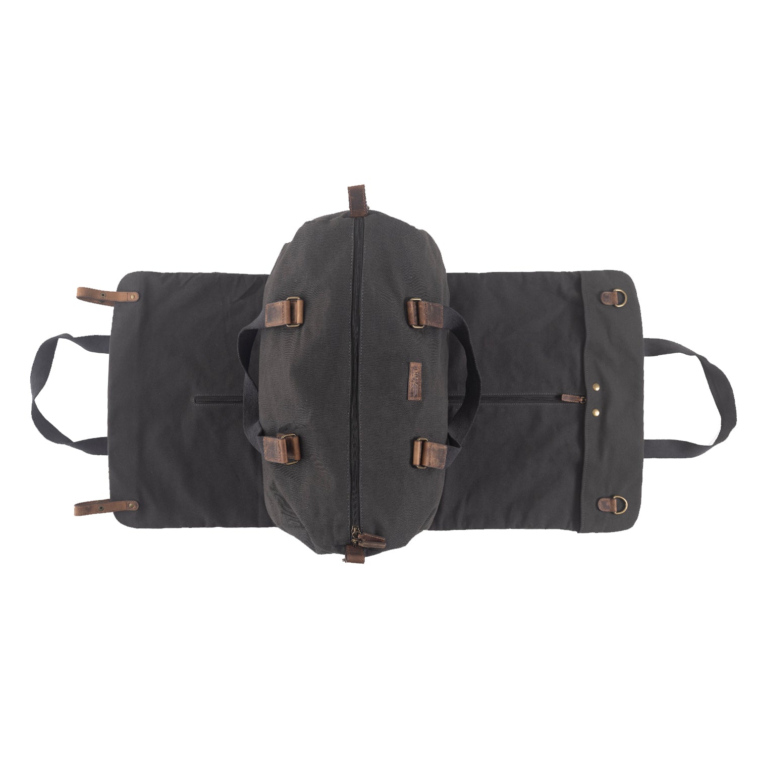 Bolso Canvas Reciclado Hombre Rcy Roma Suit Gris Rockford