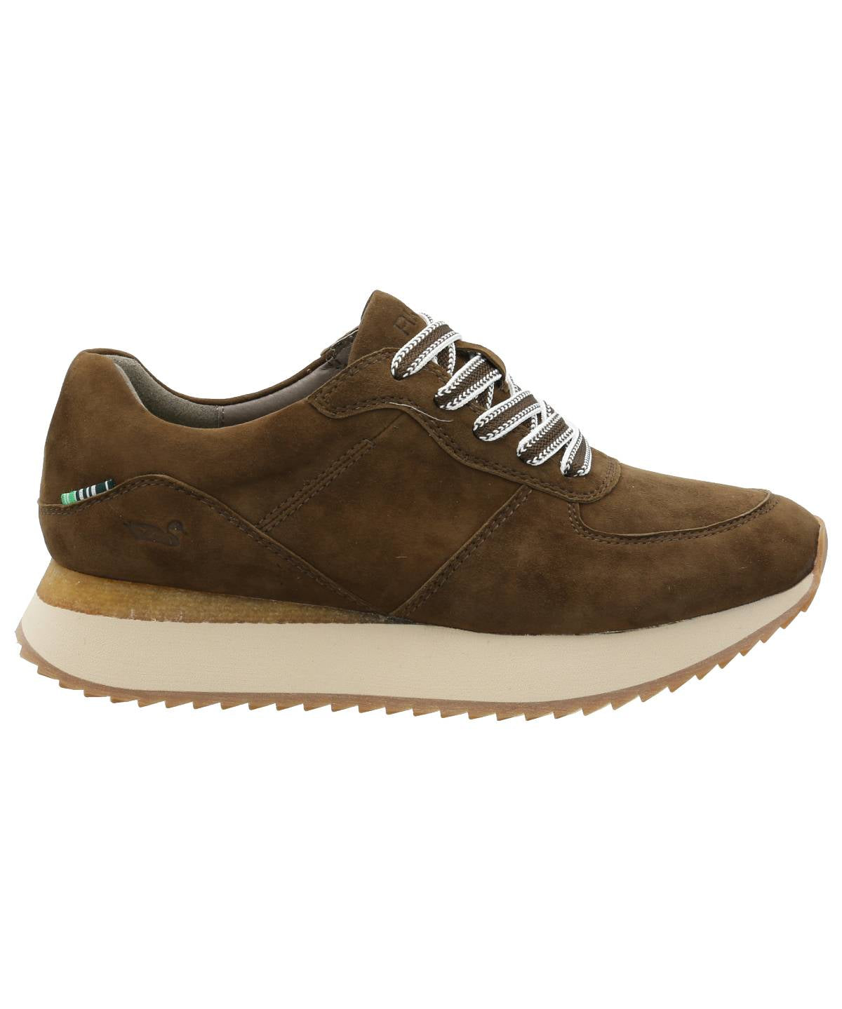 Zapatilla Cuero Mujer Viena Oliva Rockford