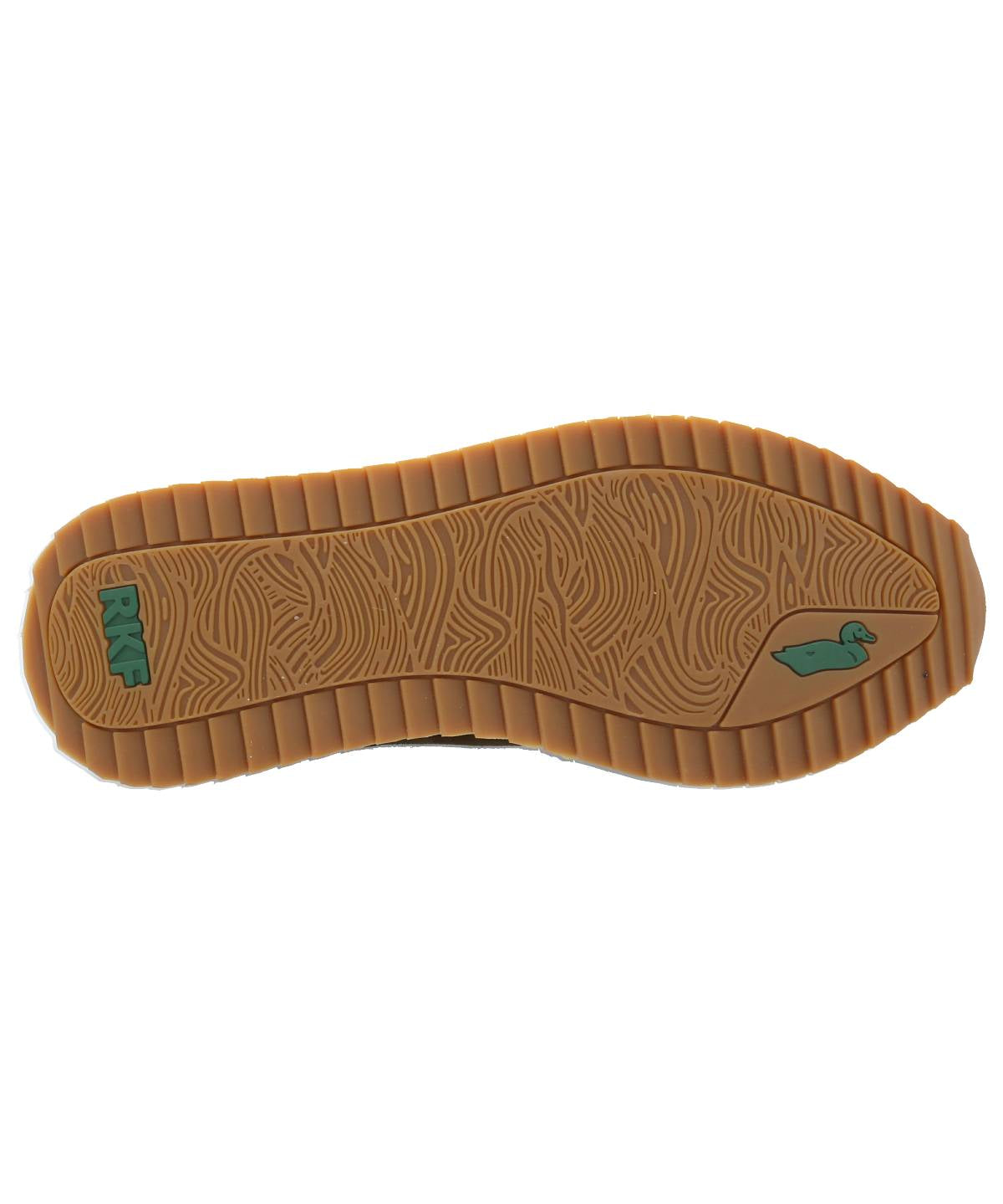 Zapatilla Cuero Mujer Viena Oliva Rockford