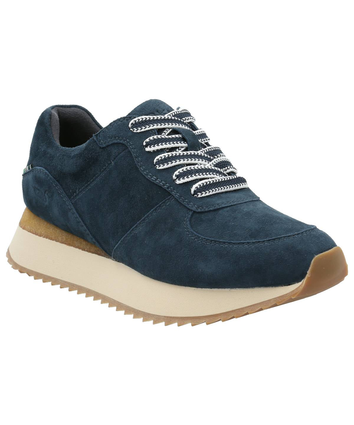 Zapatilla Cuero Mujer Viena Azul Rockford