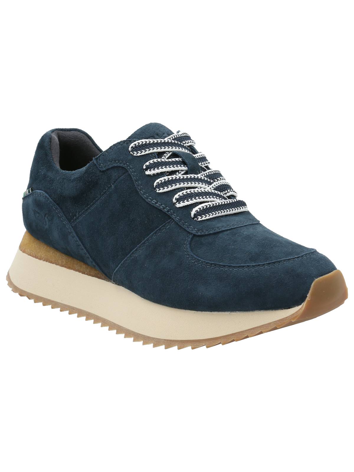 Zapatilla Cuero Mujer Viena Azul Rockford