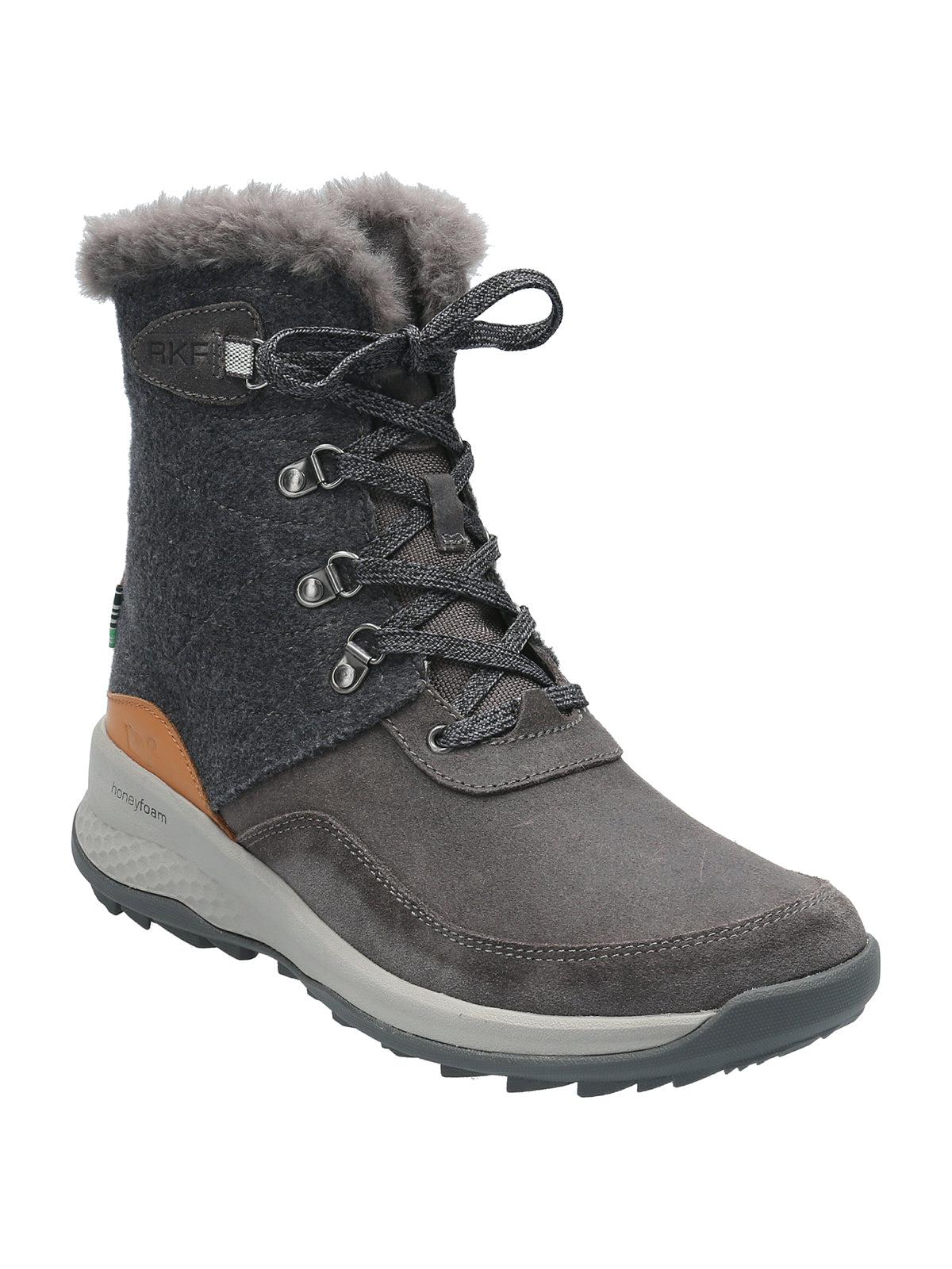 Botín Cuero Mujer Spectre Gris Rockford