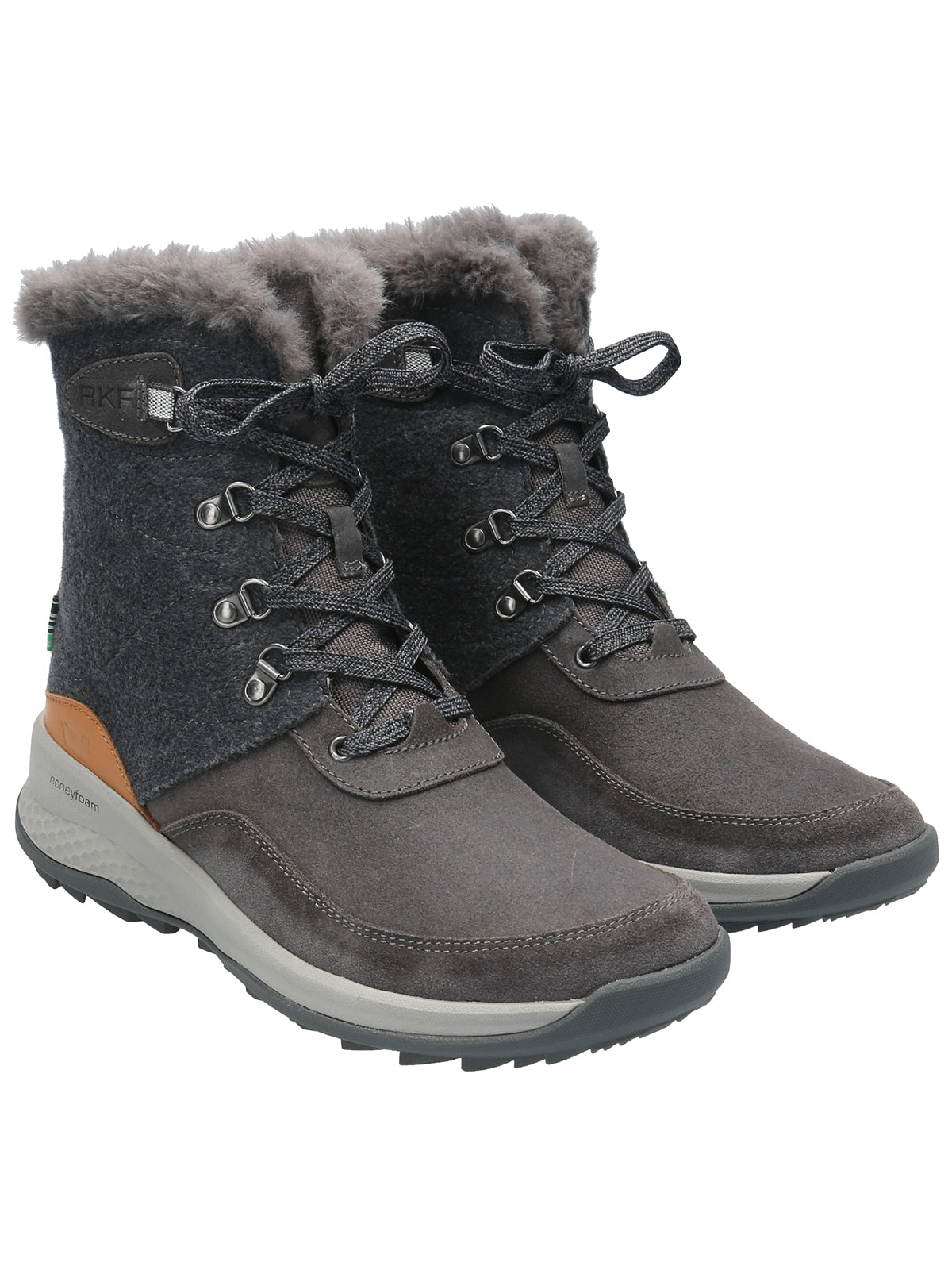 Botín Cuero Mujer Spectre Gris Rockford