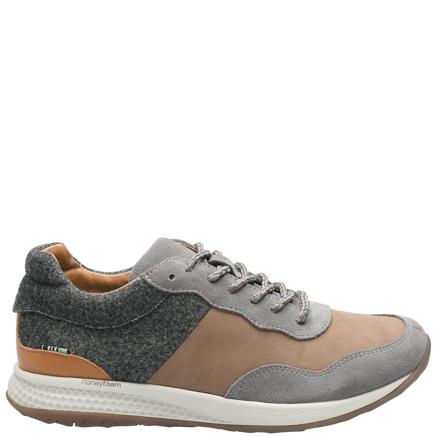Zapatilla Cuero Mujer Esti Gris Rockford