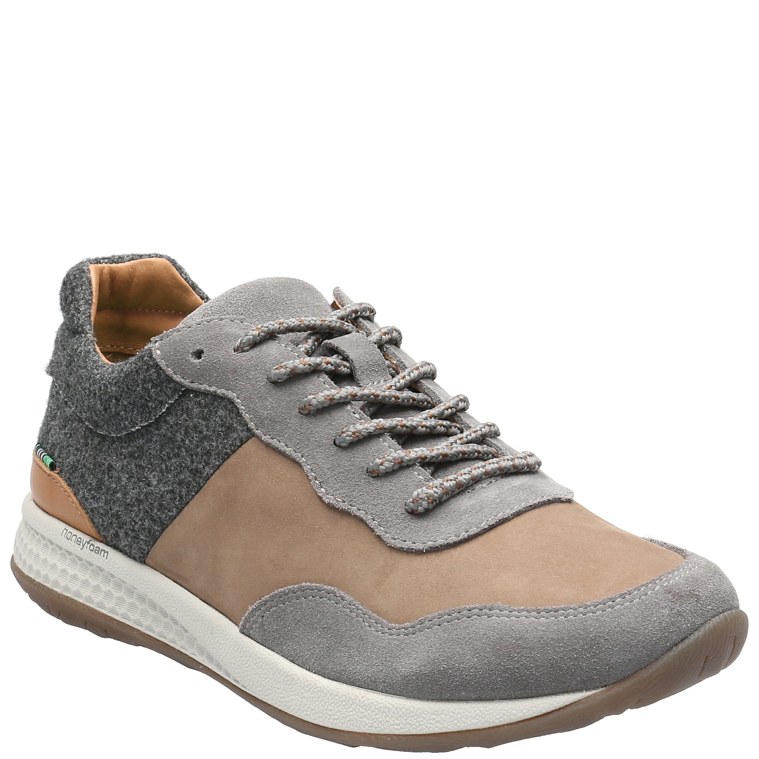 Zapatilla Cuero Mujer Esti Gris Rockford