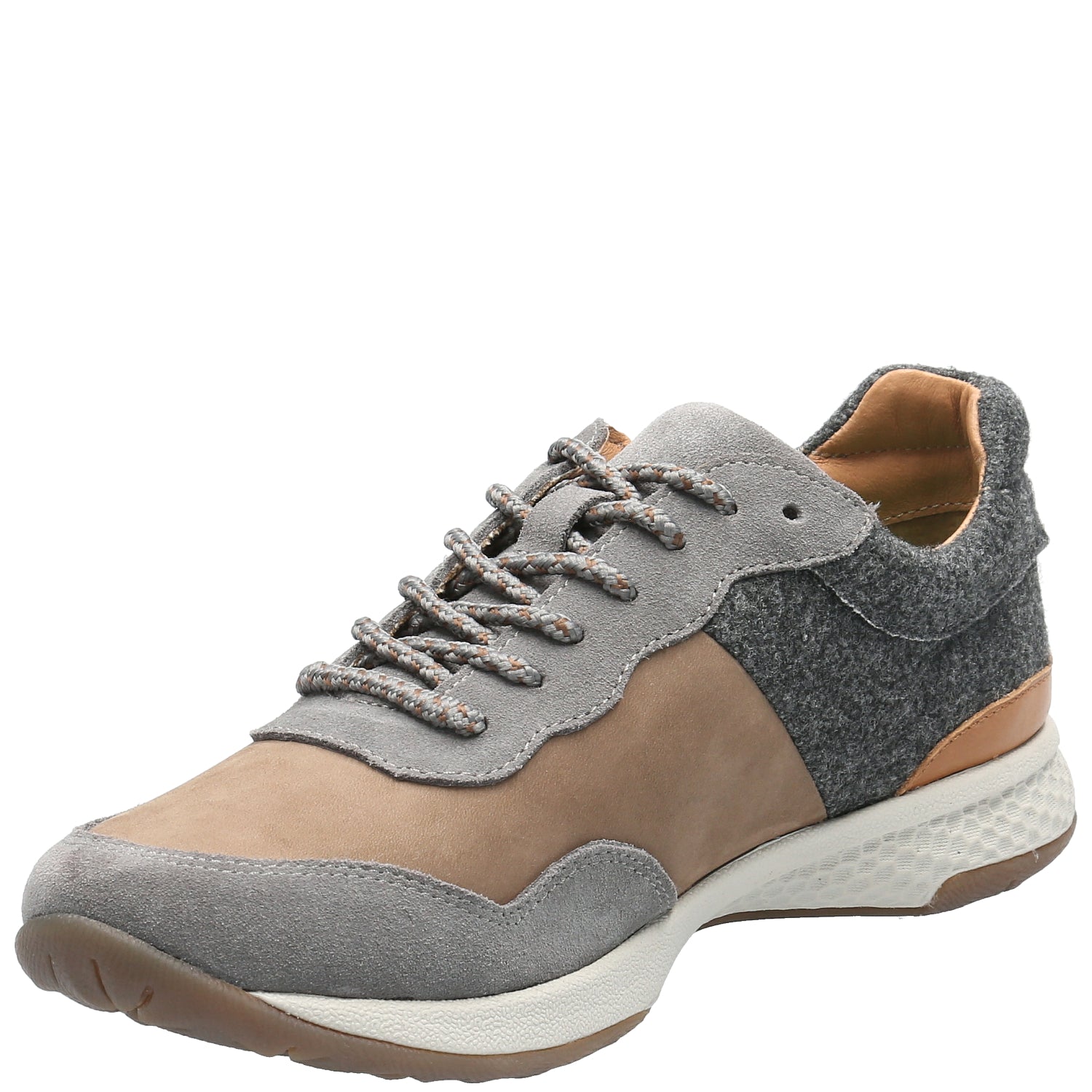 Zapatilla Cuero Mujer Esti Gris Rockford