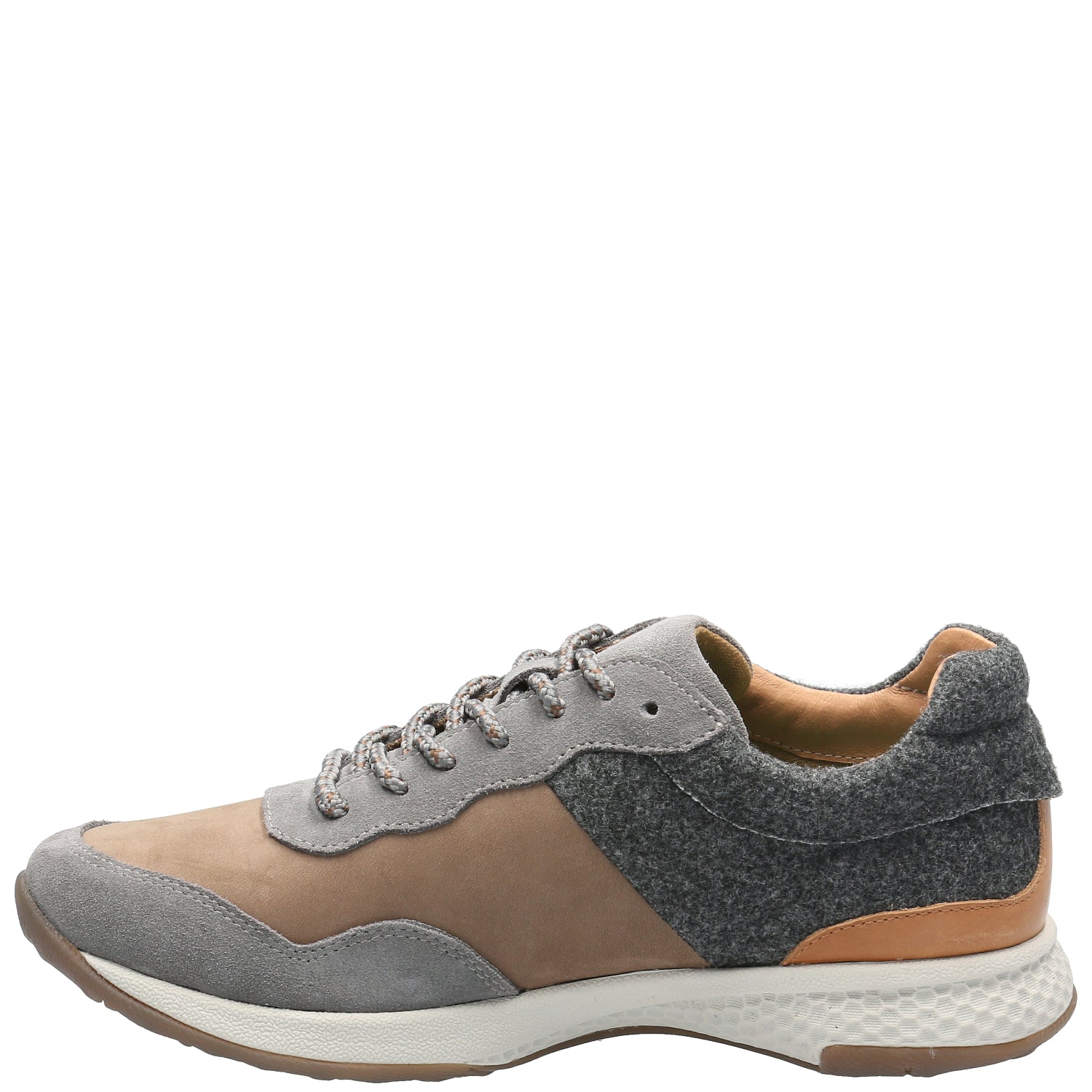 Zapatilla Cuero Mujer Esti Gris Rockford