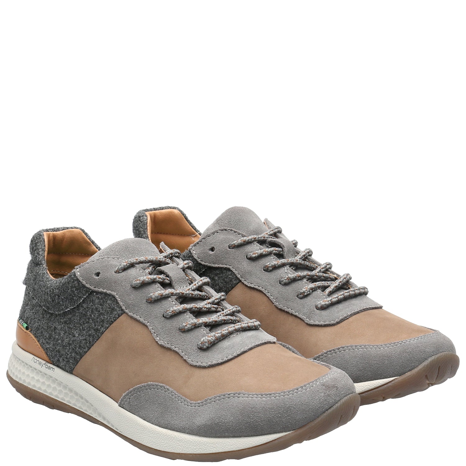 Zapatilla Cuero Mujer Esti Gris Rockford