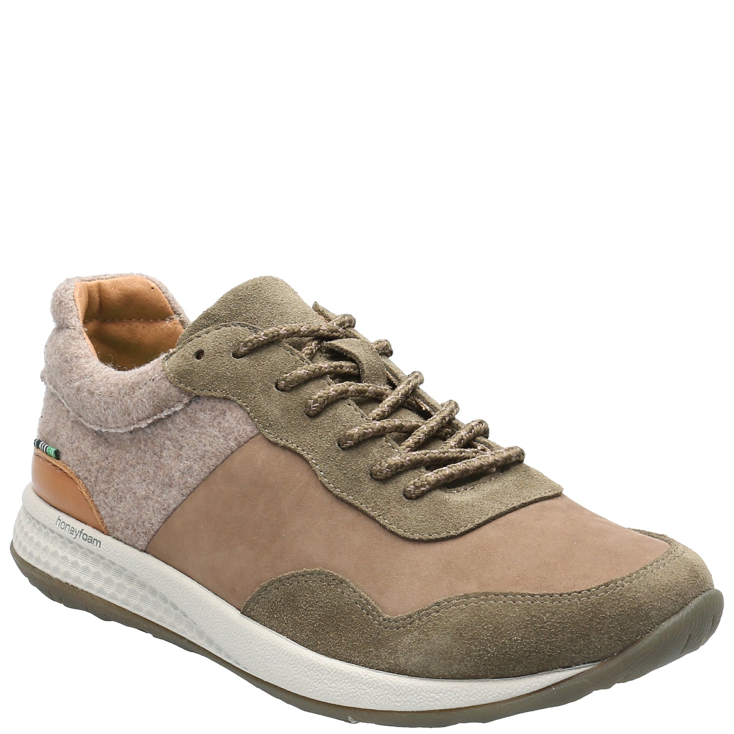 Zapatilla Cuero Mujer Esti Oliva Rockford