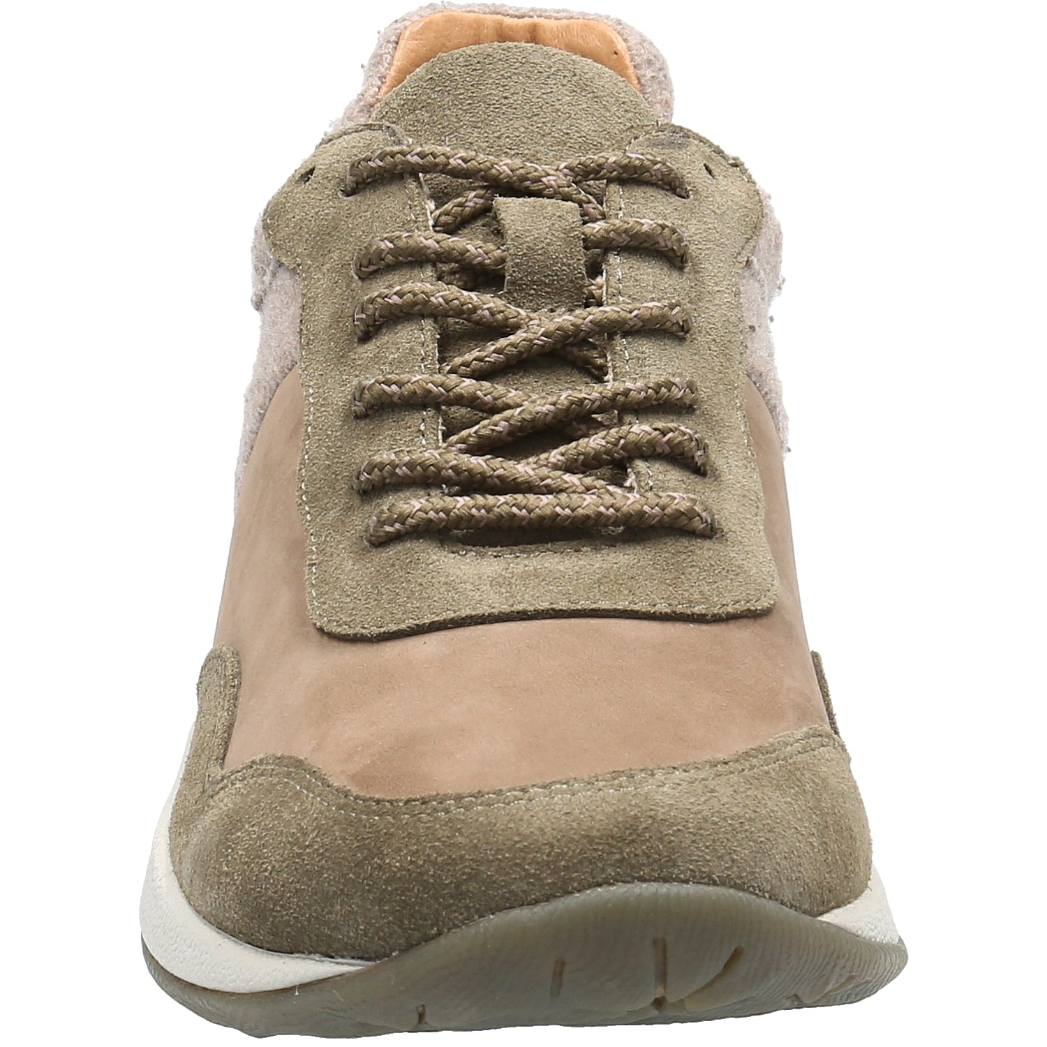 Zapatilla Cuero Mujer Esti Oliva Rockford