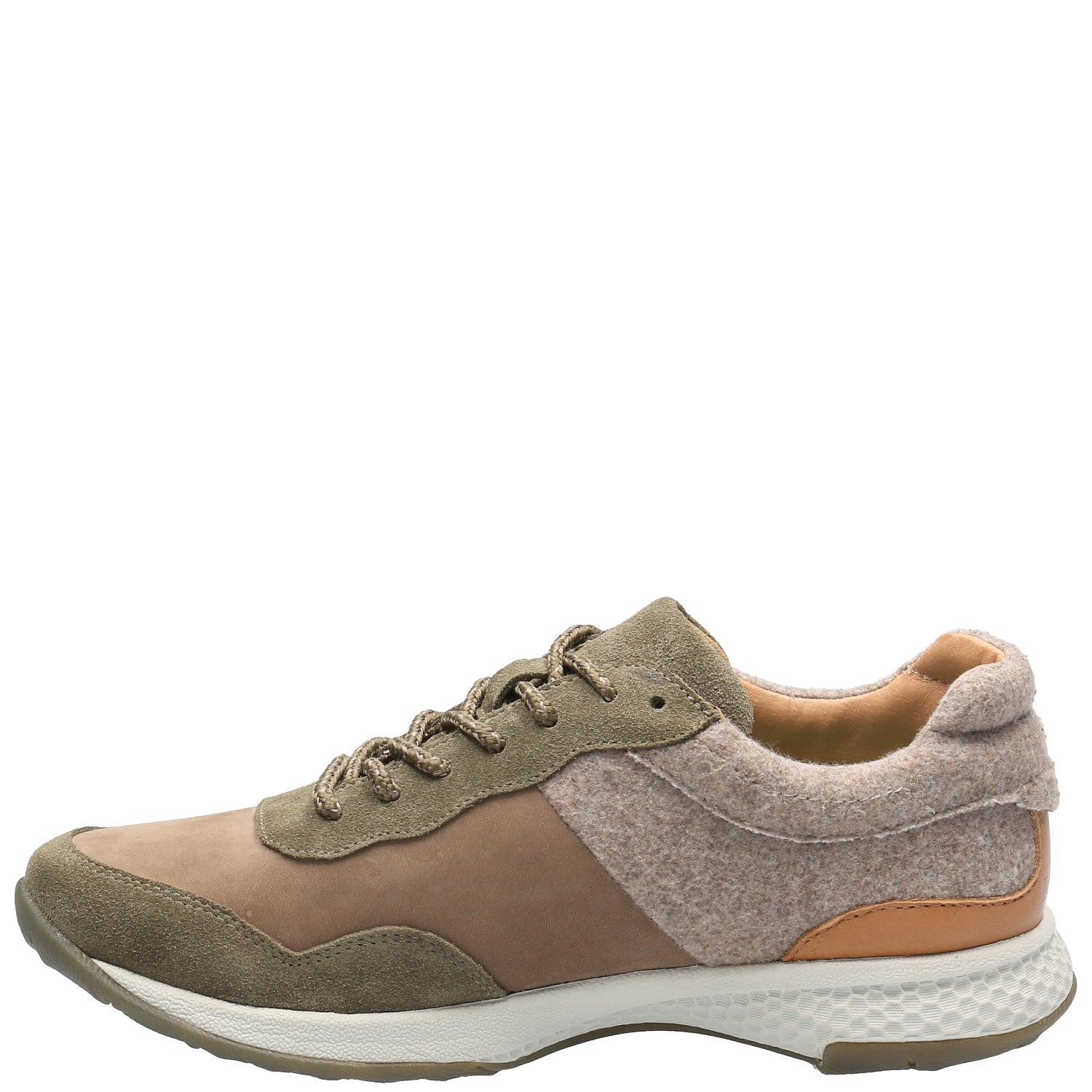 Zapatilla Cuero Mujer Esti Oliva Rockford