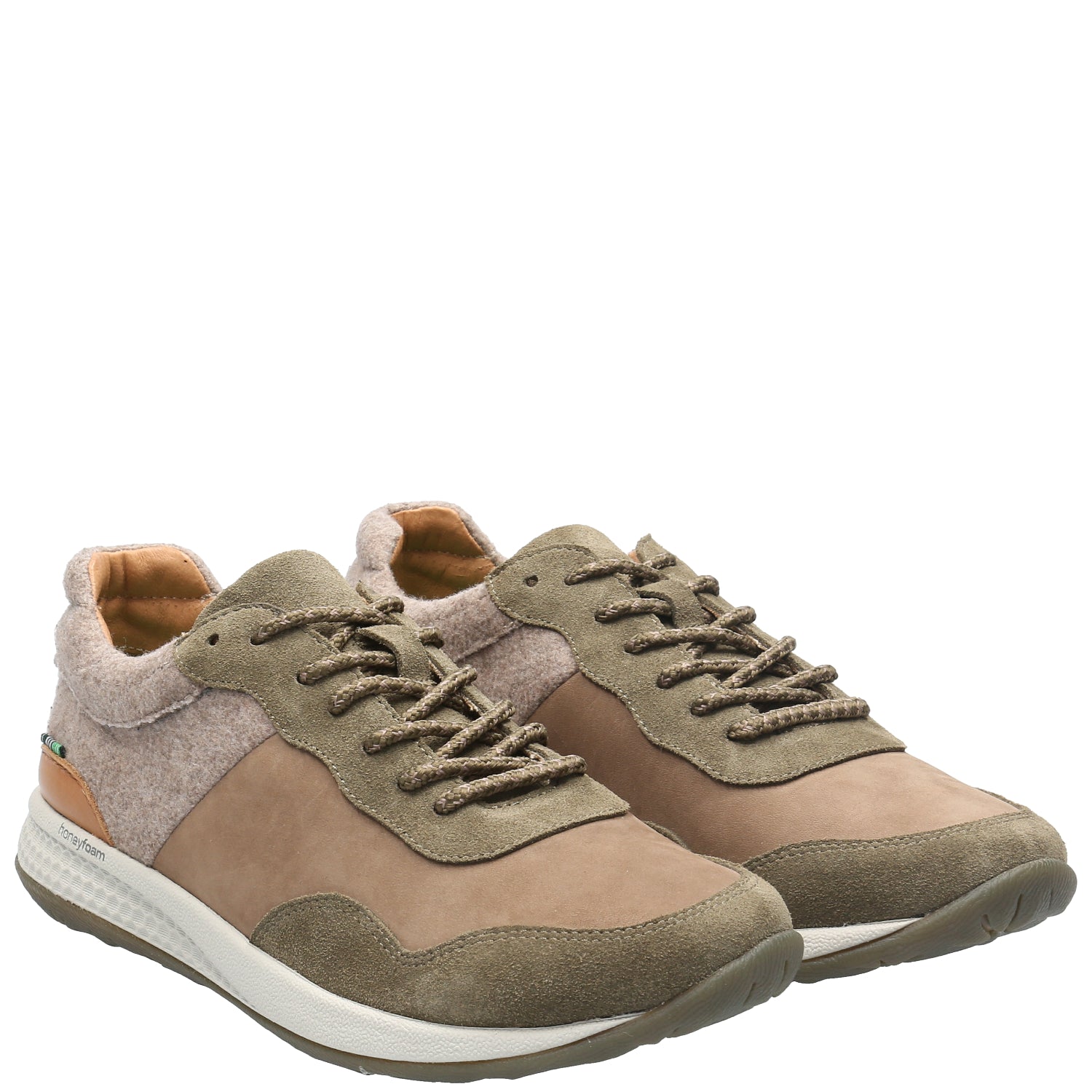 Zapatilla Cuero Mujer Esti Oliva Rockford
