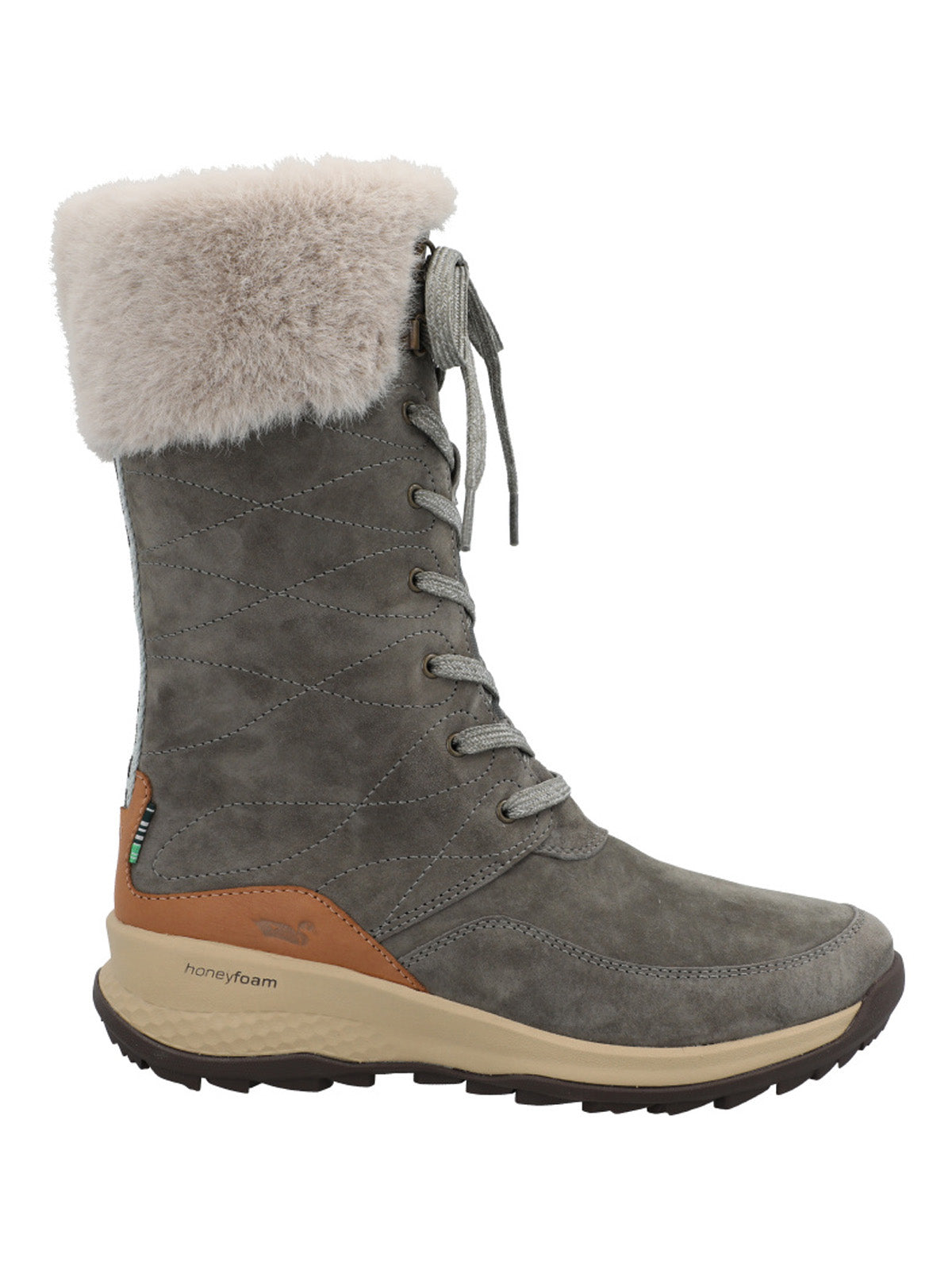 Bota Cuero Mujer Rinier Gris