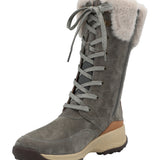 Bota Cuero Mujer Rinier Gris
