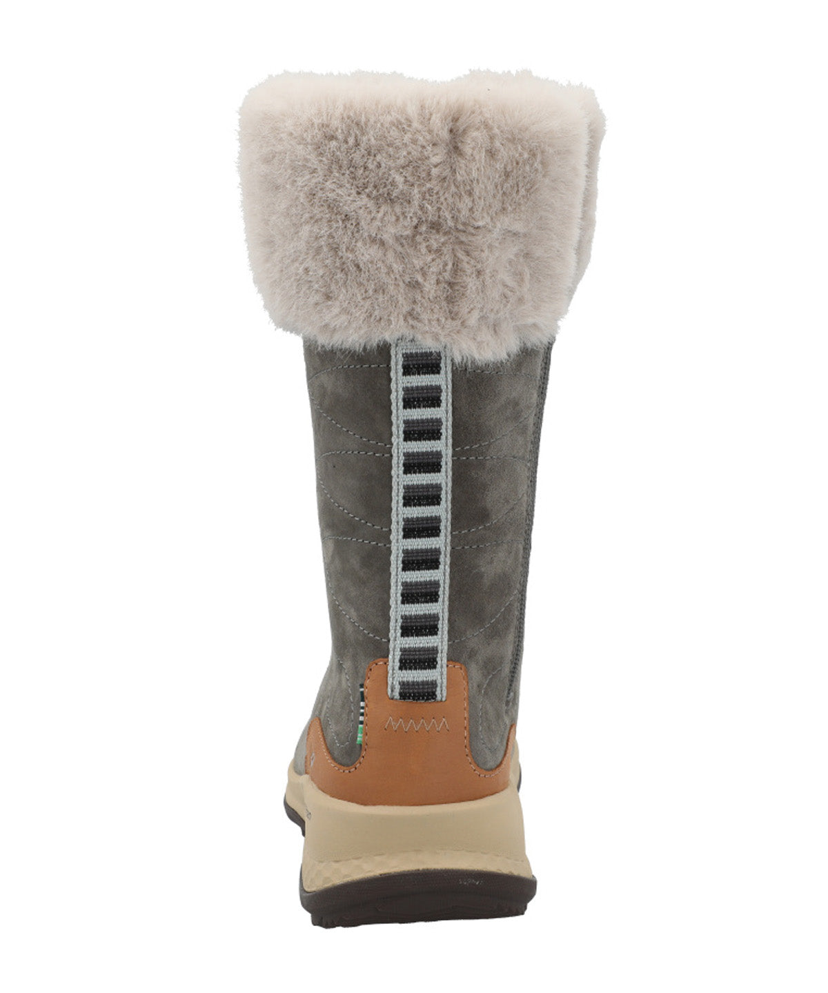 Bota Cuero Mujer Rinier Gris