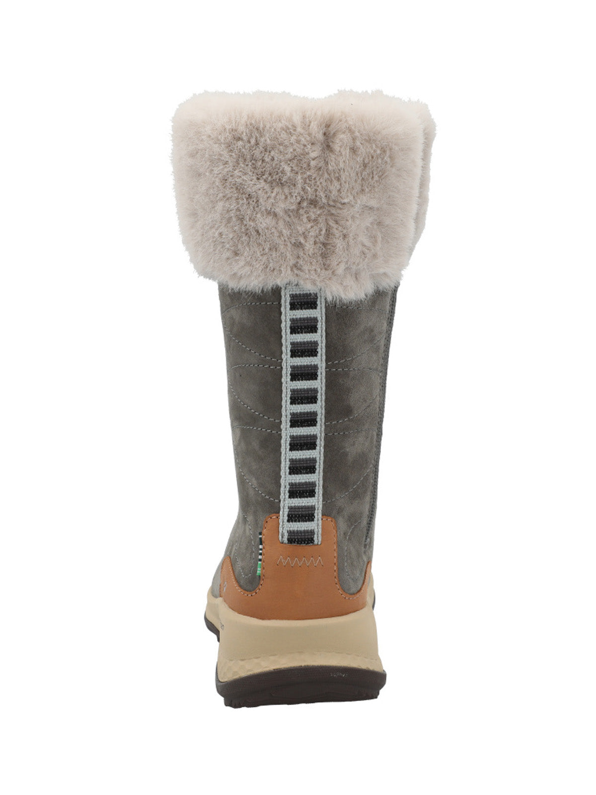 Bota Cuero Mujer Rinier Gris