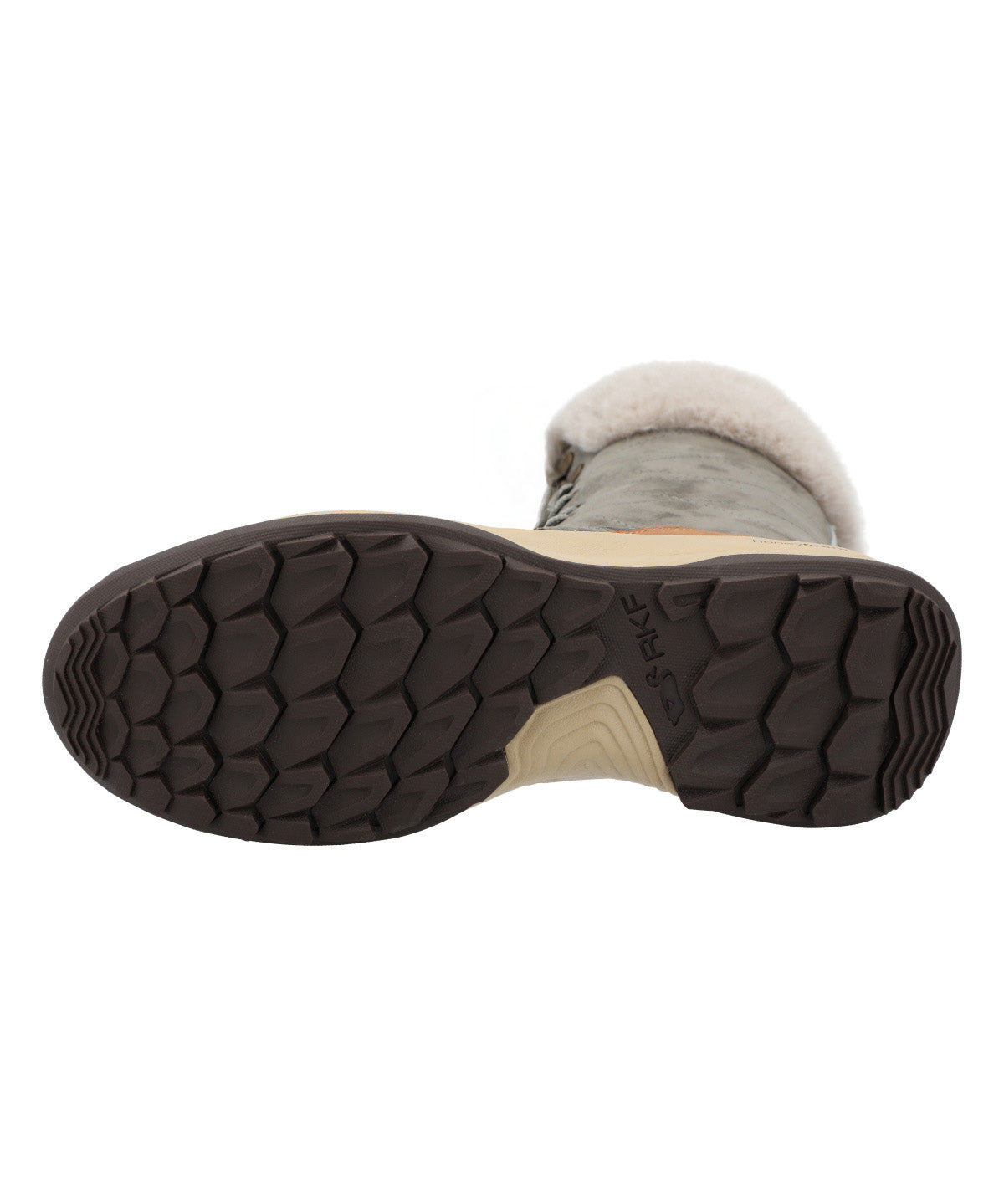 Bota Cuero Mujer Rinier Gris