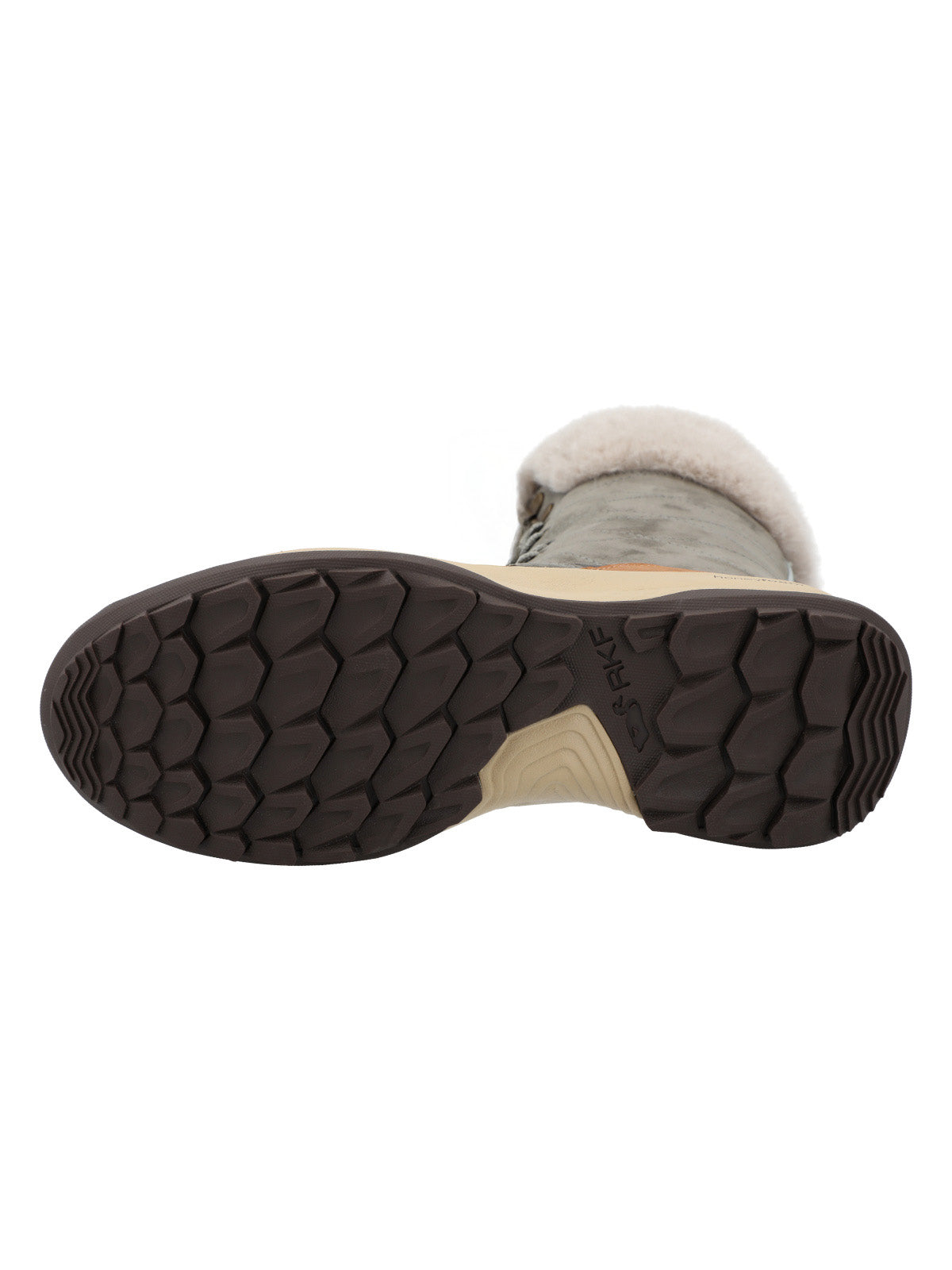 Bota Cuero Mujer Rinier Gris