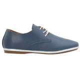 Zapato Cuero Mujer Patmos Azul Rockford