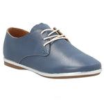 Zapato Cuero Mujer Patmos Azul Rockford