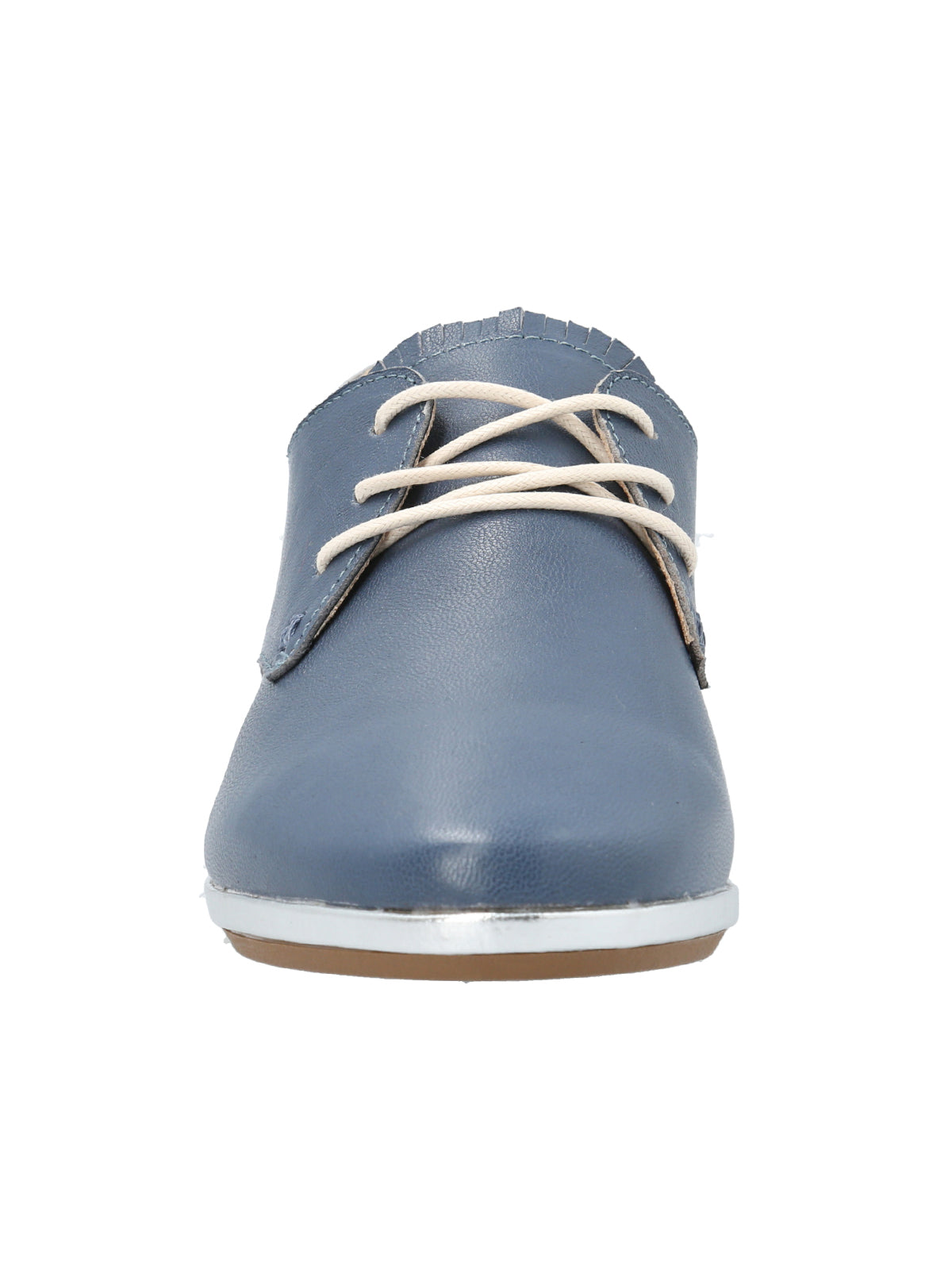 Zapato Cuero Mujer Patmos Azul Rockford