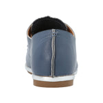 Zapato Cuero Mujer Patmos Azul Rockford