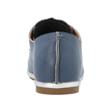 Zapato Cuero Mujer Patmos Azul Rockford