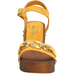 Sandalia Cuero Mujer Portofino Amarillo Rockford