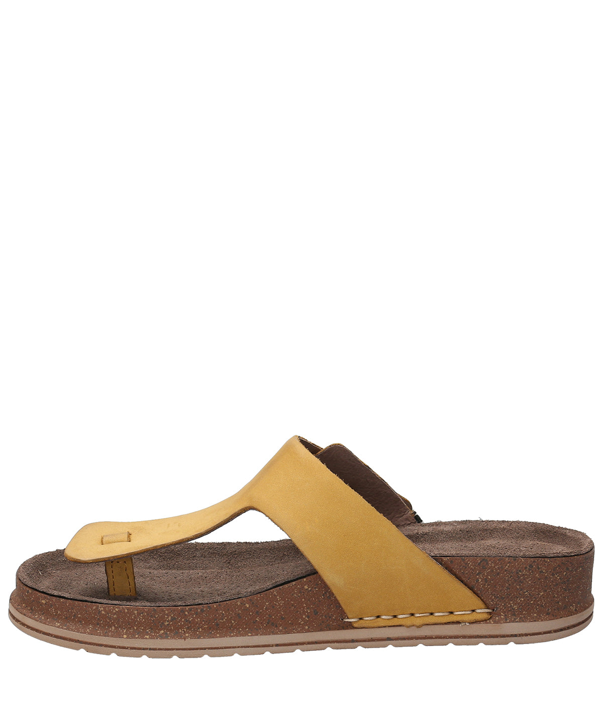 Sandalia Cuero Mujer Salvario Amarillo Rockford