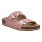 Sandalia Cuero Mujer Rosine Rosado Rockford