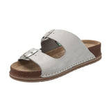 Sandalia Cuero Mujer Rosine Blanco Rockford