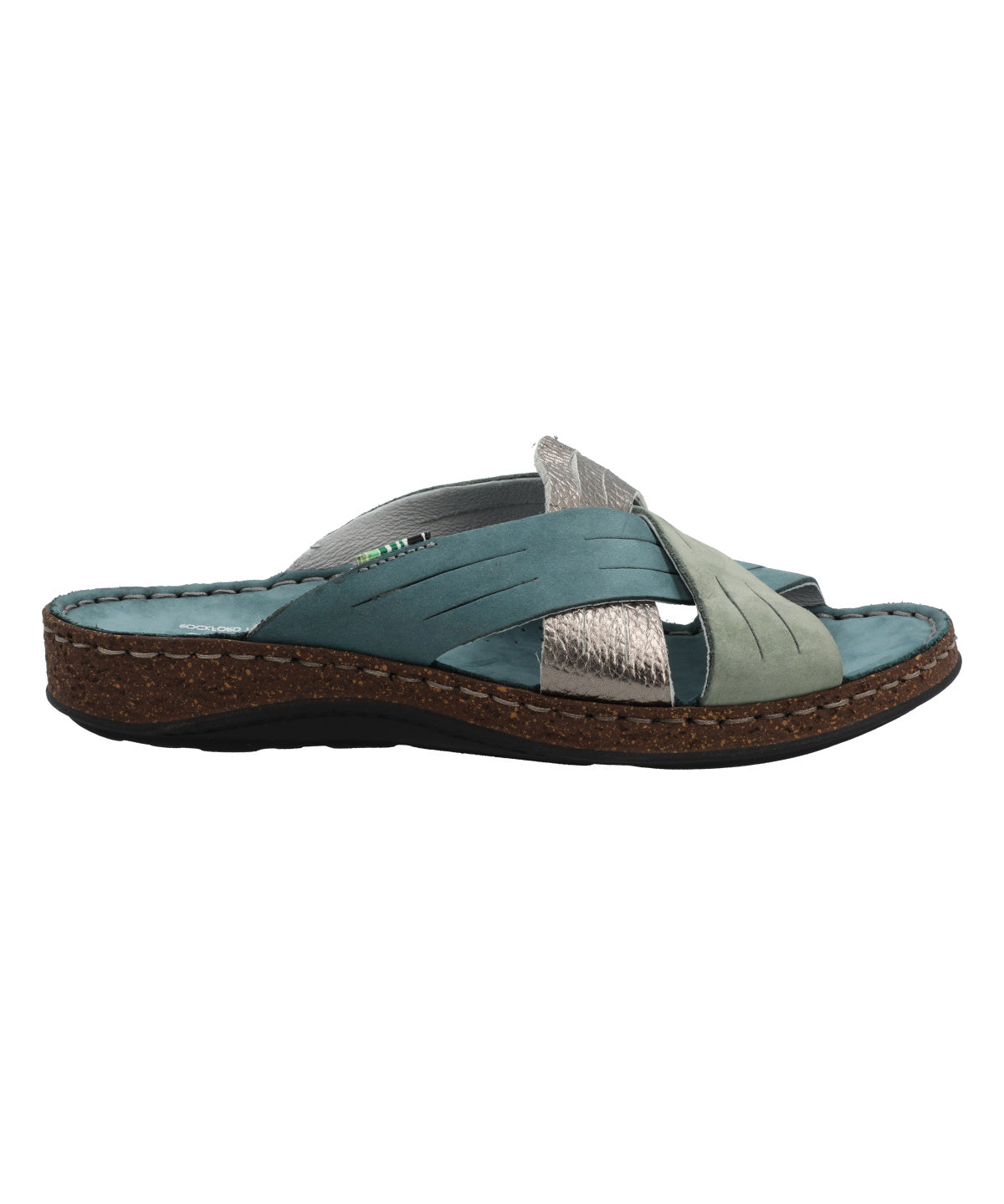 Sandalia Cuero Mujer Rack Azul  Rockford