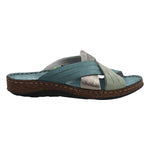 Sandalia Cuero Mujer Rack Azul  Rockford