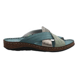 Sandalia Cuero Mujer Rack Azul  Rockford