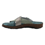 Sandalia Cuero Mujer Rack Azul  Rockford