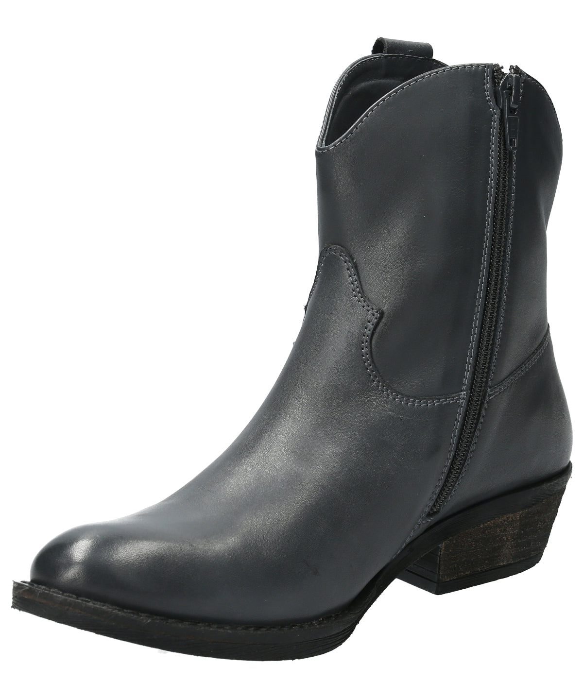 Botín Cuero Mujer Mayer Gris Rockford