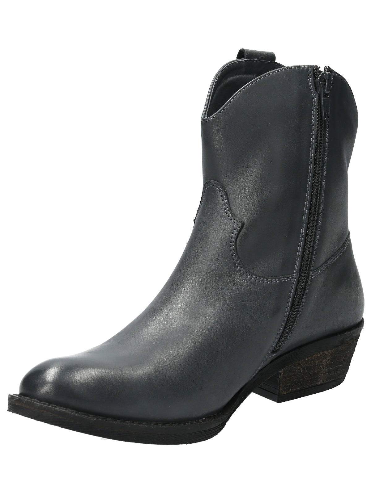 Botín Cuero Mujer Mayer Gris Rockford