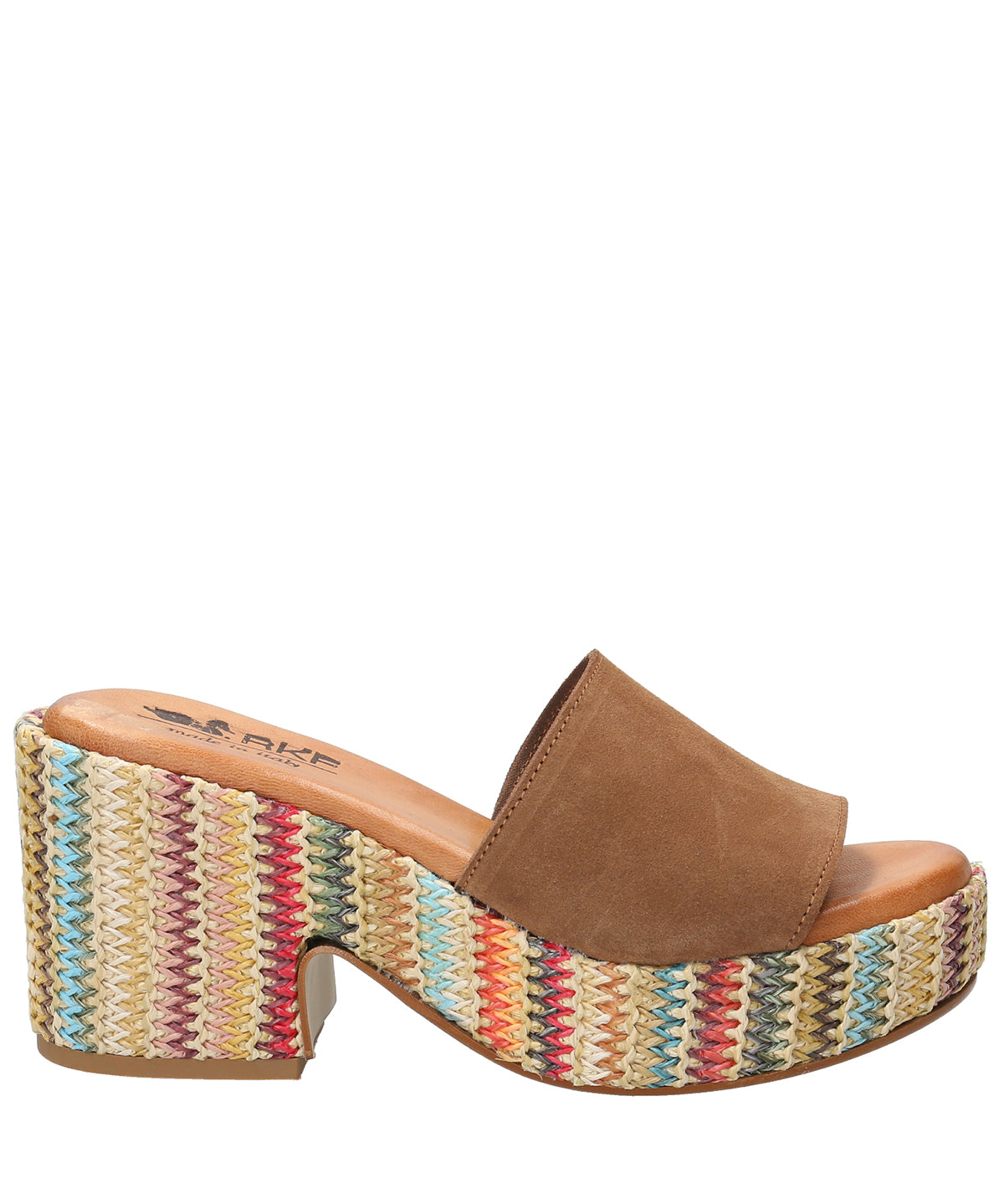 Sandalia Cuero Mujer Manarola Café Rockford