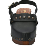 Sueco Cuero Mujer Salermo Negro Rockford