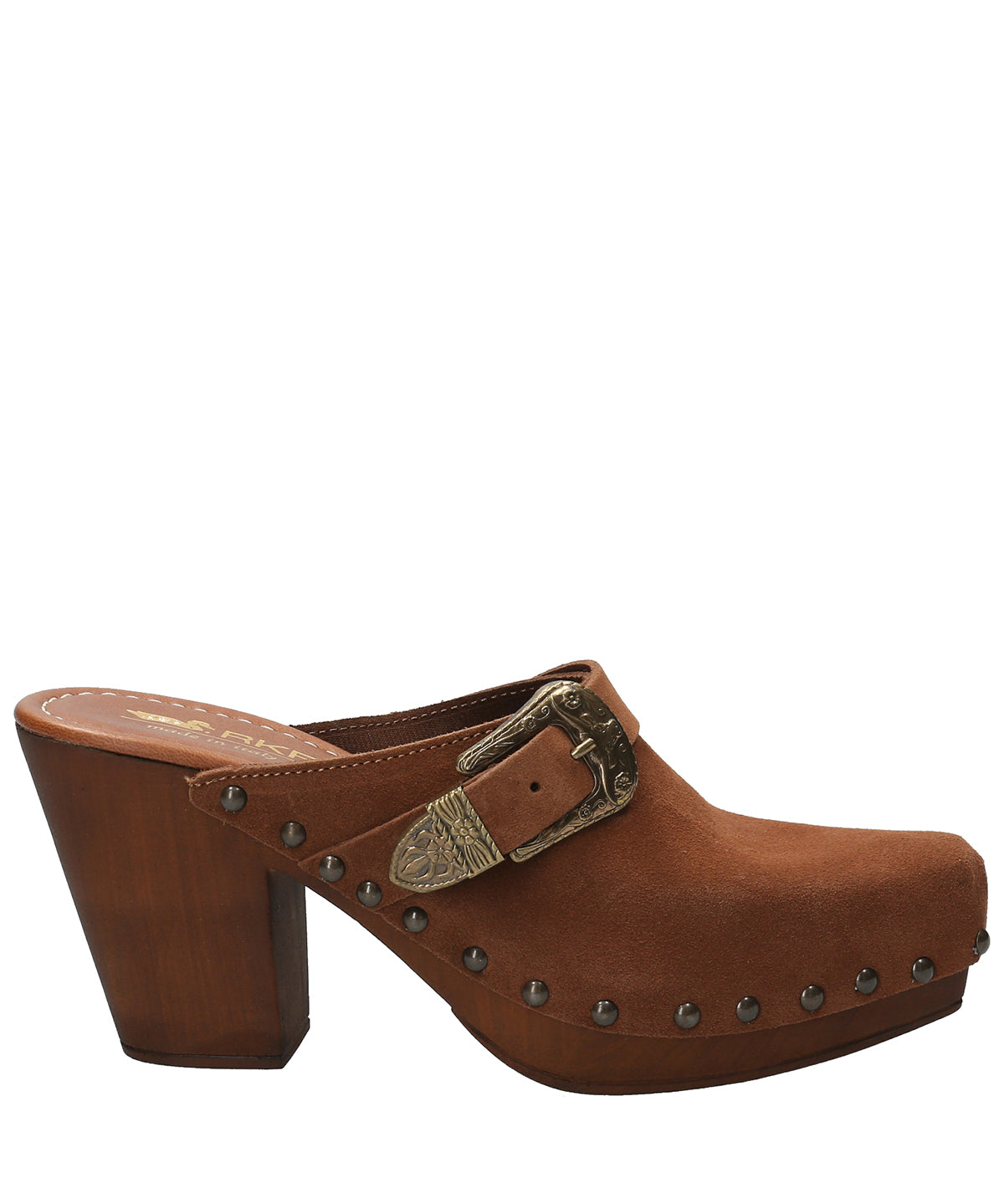 Sueco Cuero Mujer Padua Café Rockford