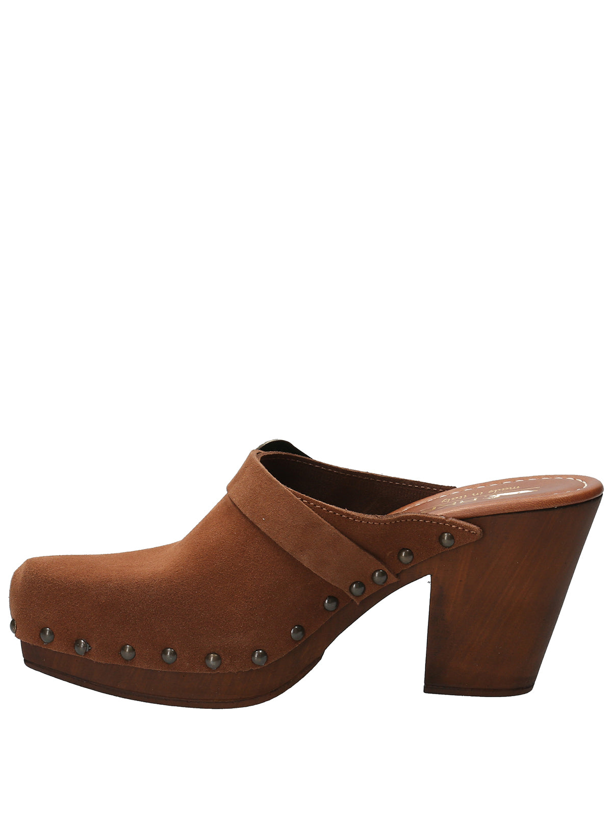 Sueco Cuero Mujer Padua Café Rockford
