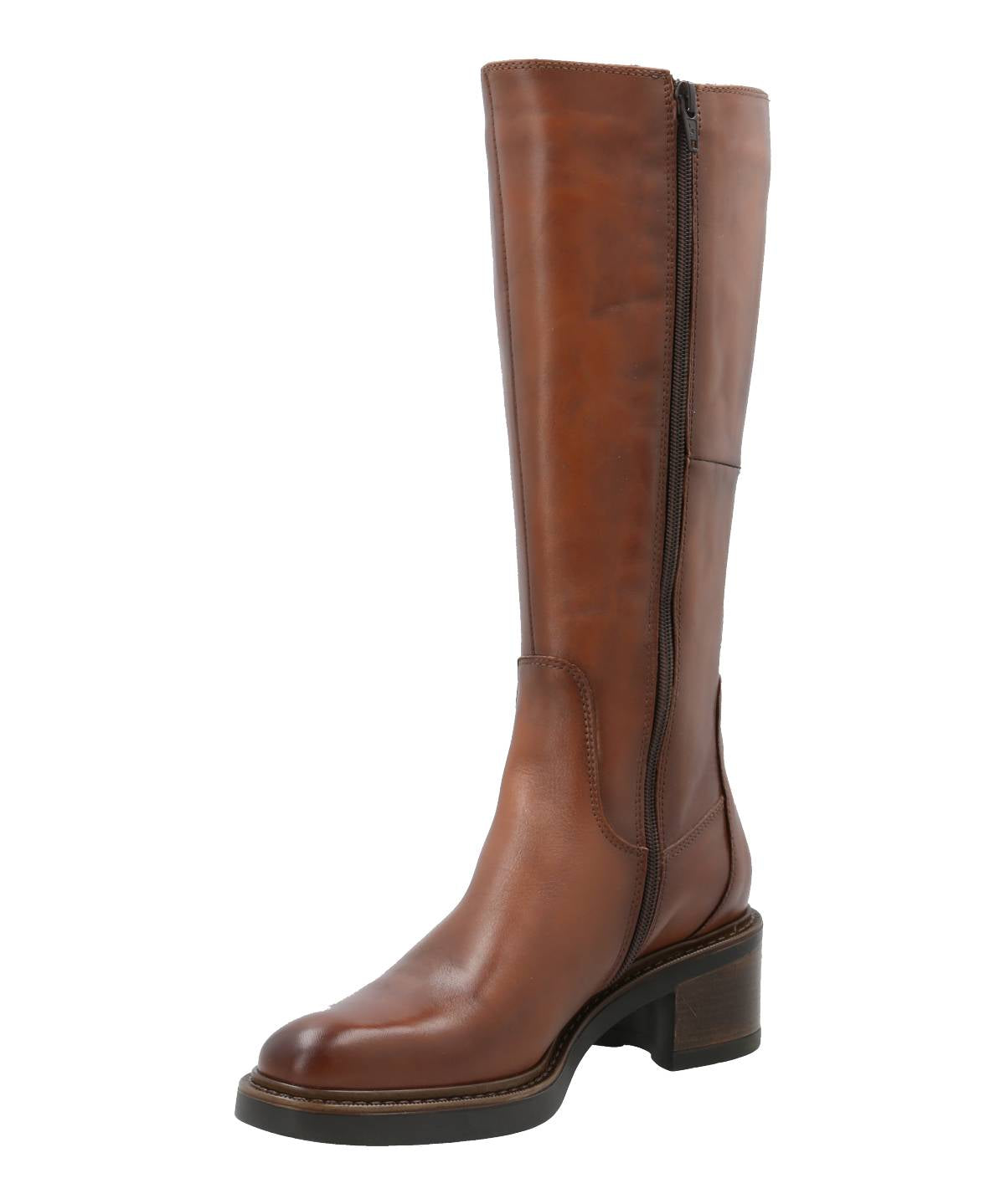 Bota Cuero Mujer Eloise Café Claro Rockford