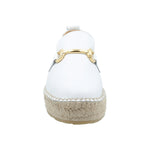 Alpargata Cuero Mujer Areca Blanco Rockford