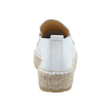 Alpargata Cuero Mujer Areca Blanco Rockford