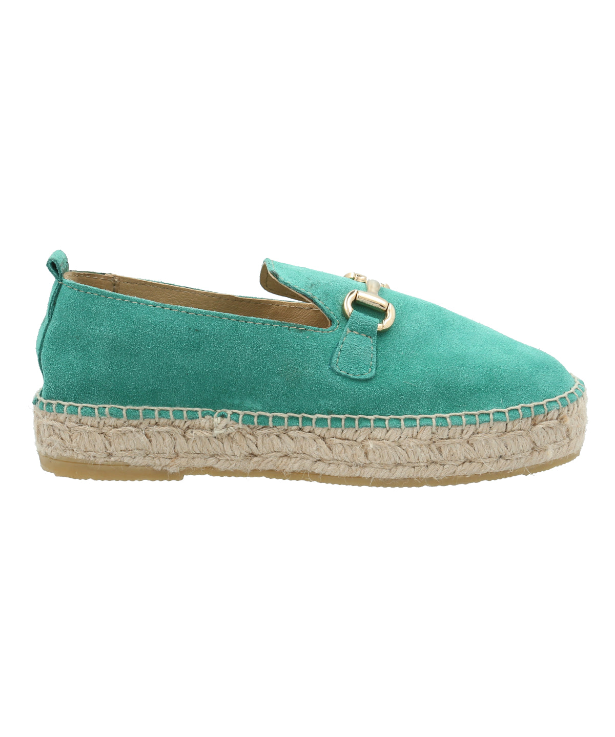 Alpargata Cuero Mujer Areca Verde Rockford